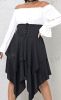 Adult Female Costumes to Hire - Pirate - Black & white dress - 3XL